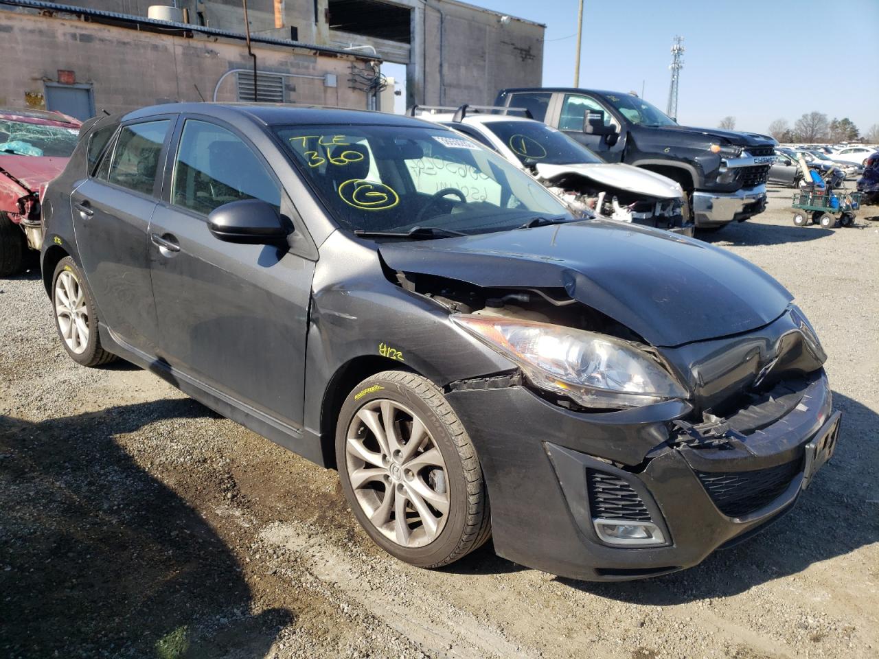 MAZDA 3 S 2011 with VIN JM1BL1K65B1406621 - Photo from auction