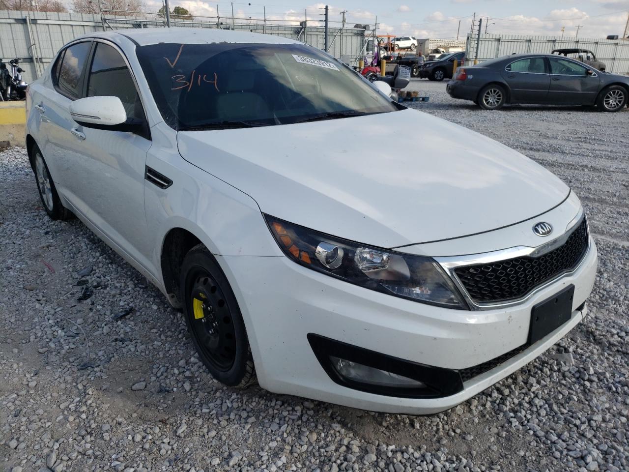 KIA OPTIMA LX 2013 with VIN 5XXGM4A76DG116331 - Photo from auction