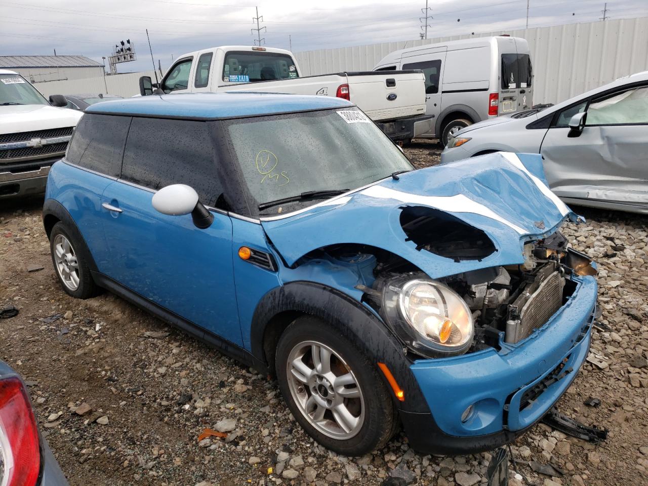 MINI COOPER 2013 with VIN WMWSU3C59DT372153 - Photo from auction