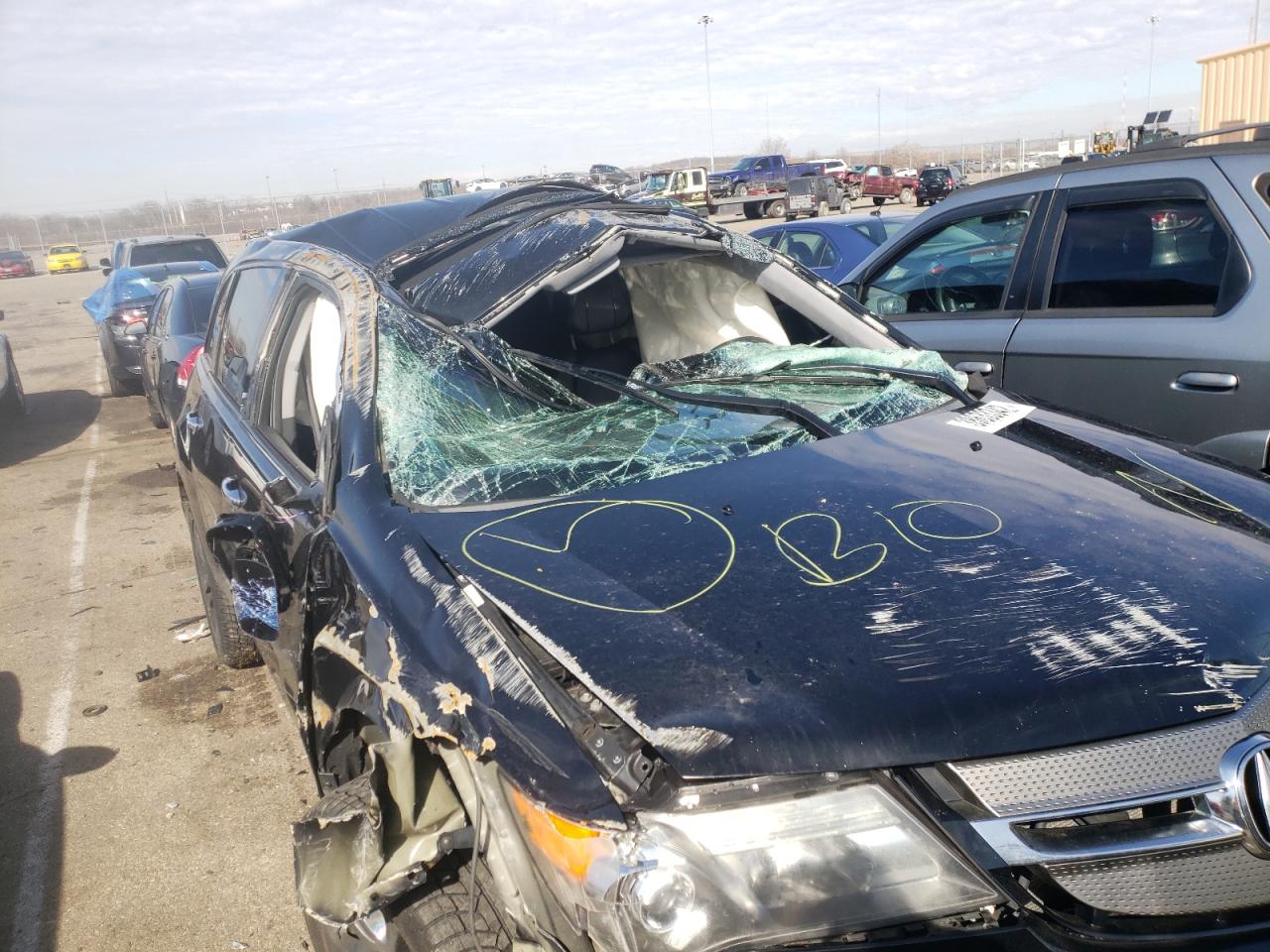 Photo 9 from auction – 2007 ACURA MDX TECHNO with VIN 2HNYD28397H519873
