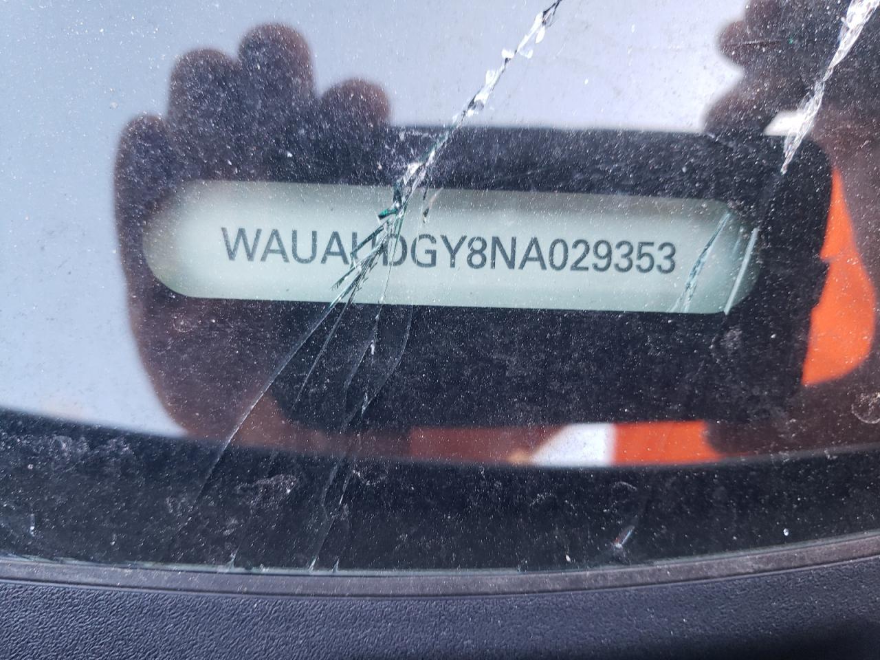 Photo 10 from auction – 2022 AUDI A3 with VIN WAUAUDGY8NA029353