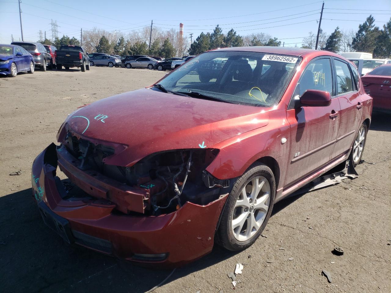 Photo 2 from auction – 2009 MAZDA 3 S with VIN JM1BK344791204156