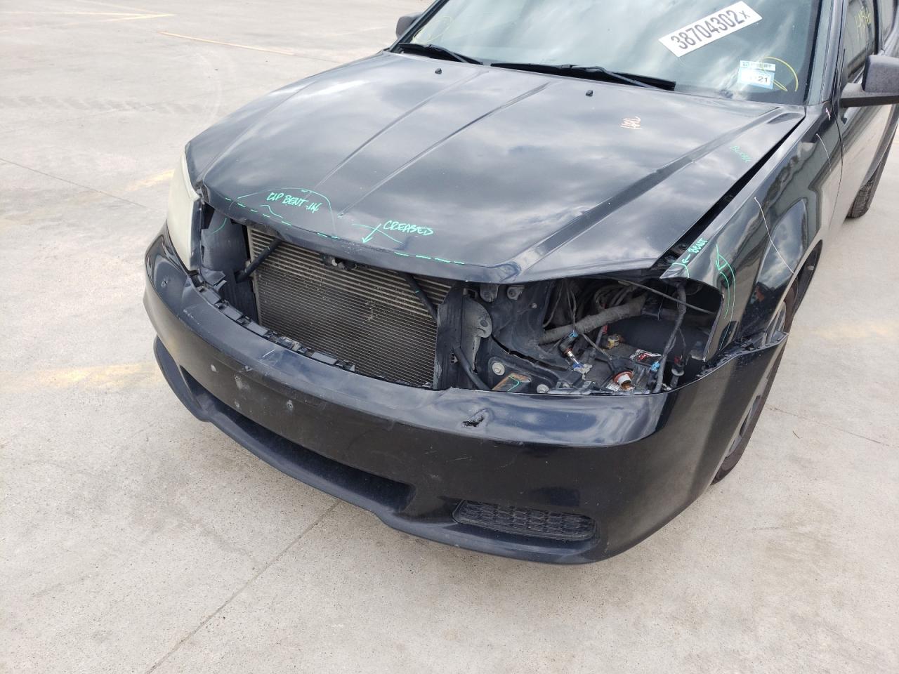 Photo 9 from auction – 2013 DODGE AVENGER SE with VIN 1C3CDZAB9DN548226