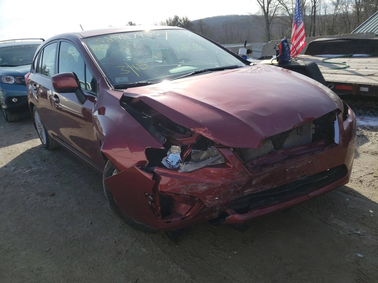 SUBARU IMPREZA PR 2012 with VIN JF1GPAD68CH208265 - Photo from auction
