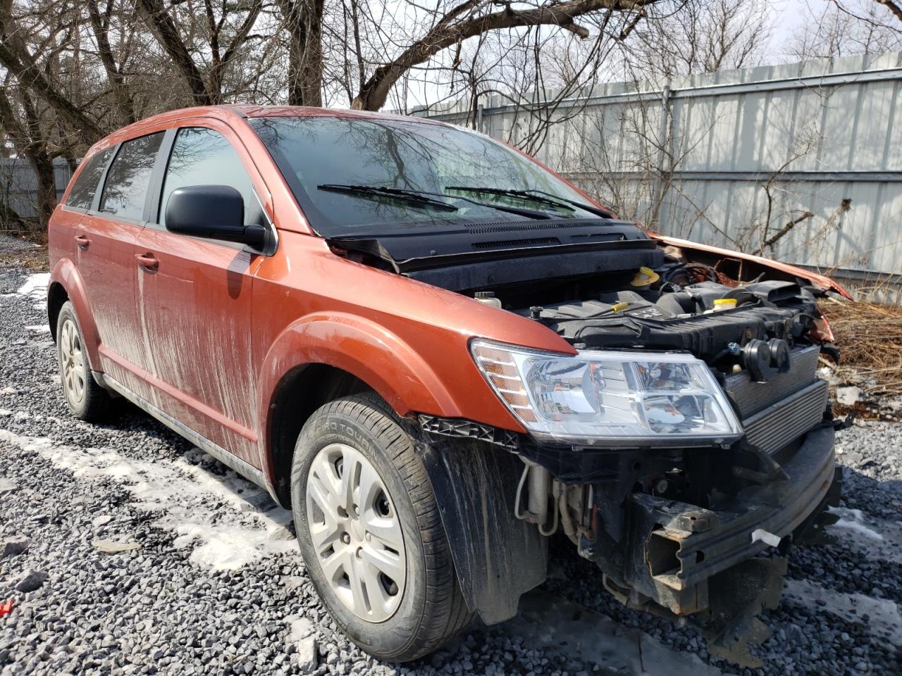 DODGE JOURNEY SE 2014 with VIN 3C4PDCAB9ET209817 - Photo from auction