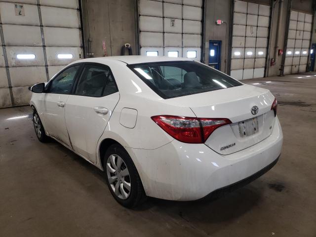 Photo 3 from auction – 2014 TOYOTA COROLLA LE with VIN 2T1BURHE0EC158322