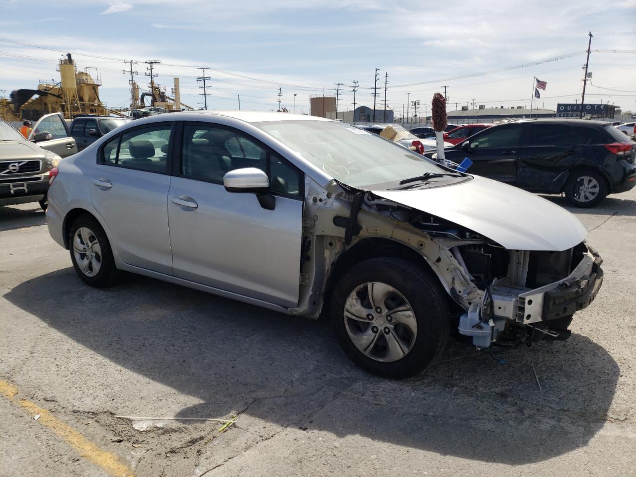 Photo 1 from auction – 2015 HONDA CIVIC LX with VIN 2HGFB2F53FH537051