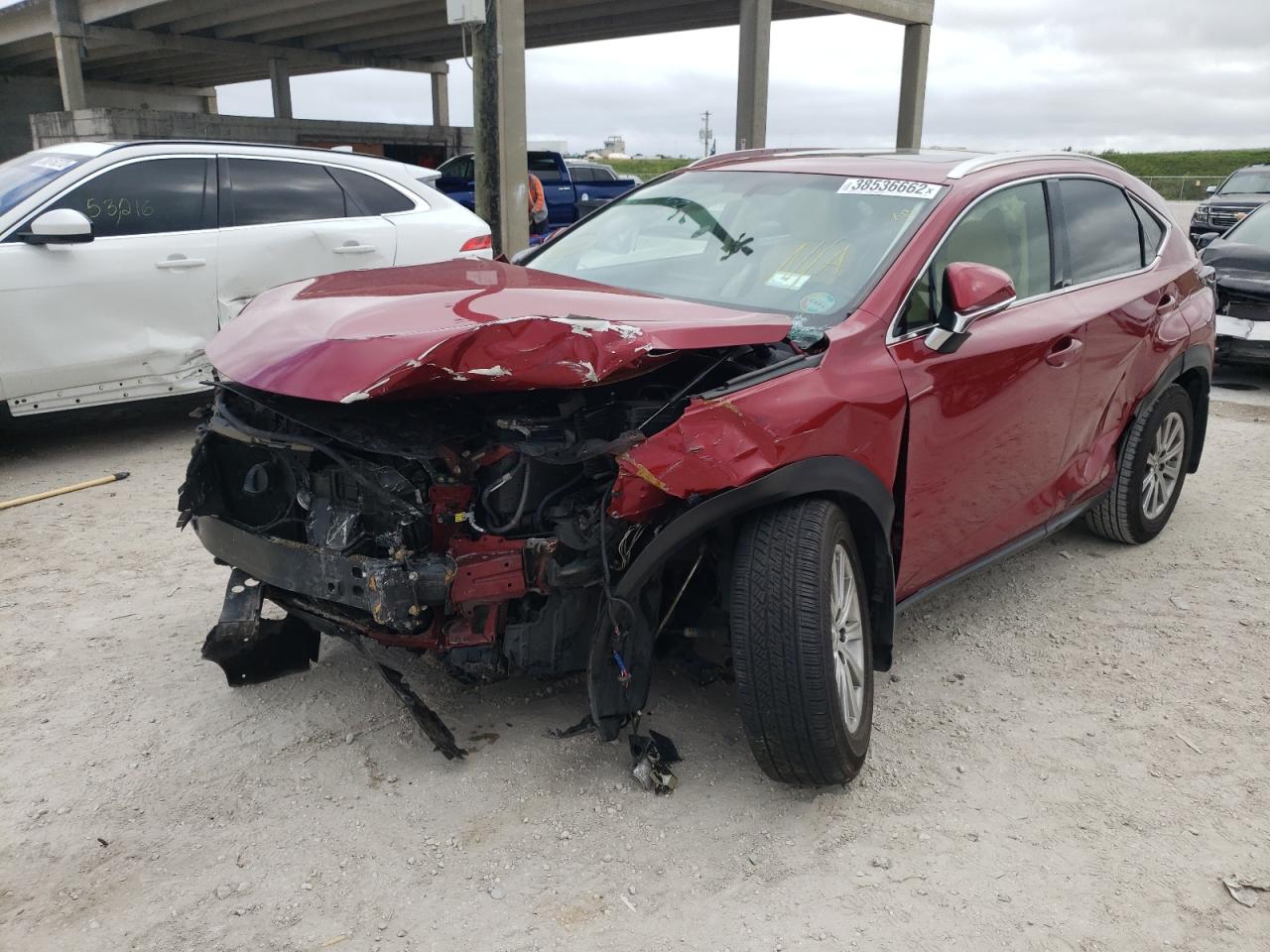 Photo 2 from auction – 2017 LEXUS NX 200T BA with VIN JTJBARBZ6H2144414