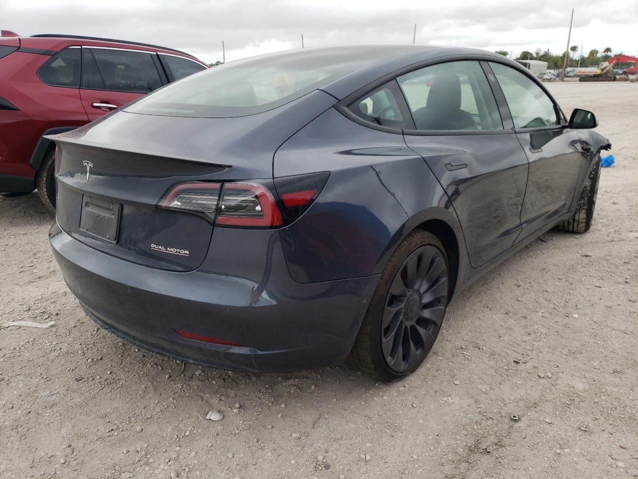 Photo 4 from auction – 2021 TESLA MODEL 3 with VIN 5YJ3E1EC4MF030181