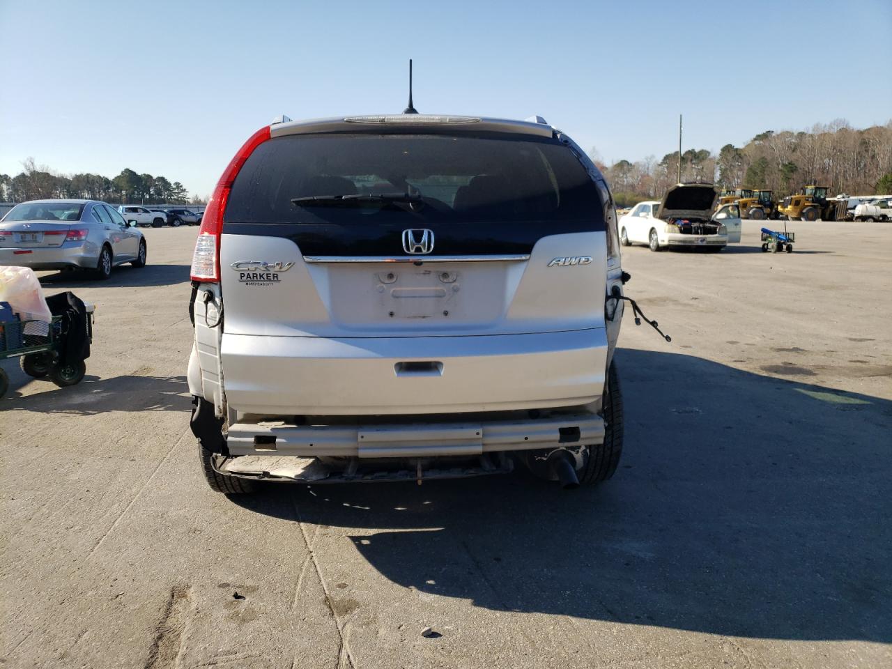Photo 9 from auction – 2012 HONDA CR-V EXL with VIN 5J6RM4H78CL041347