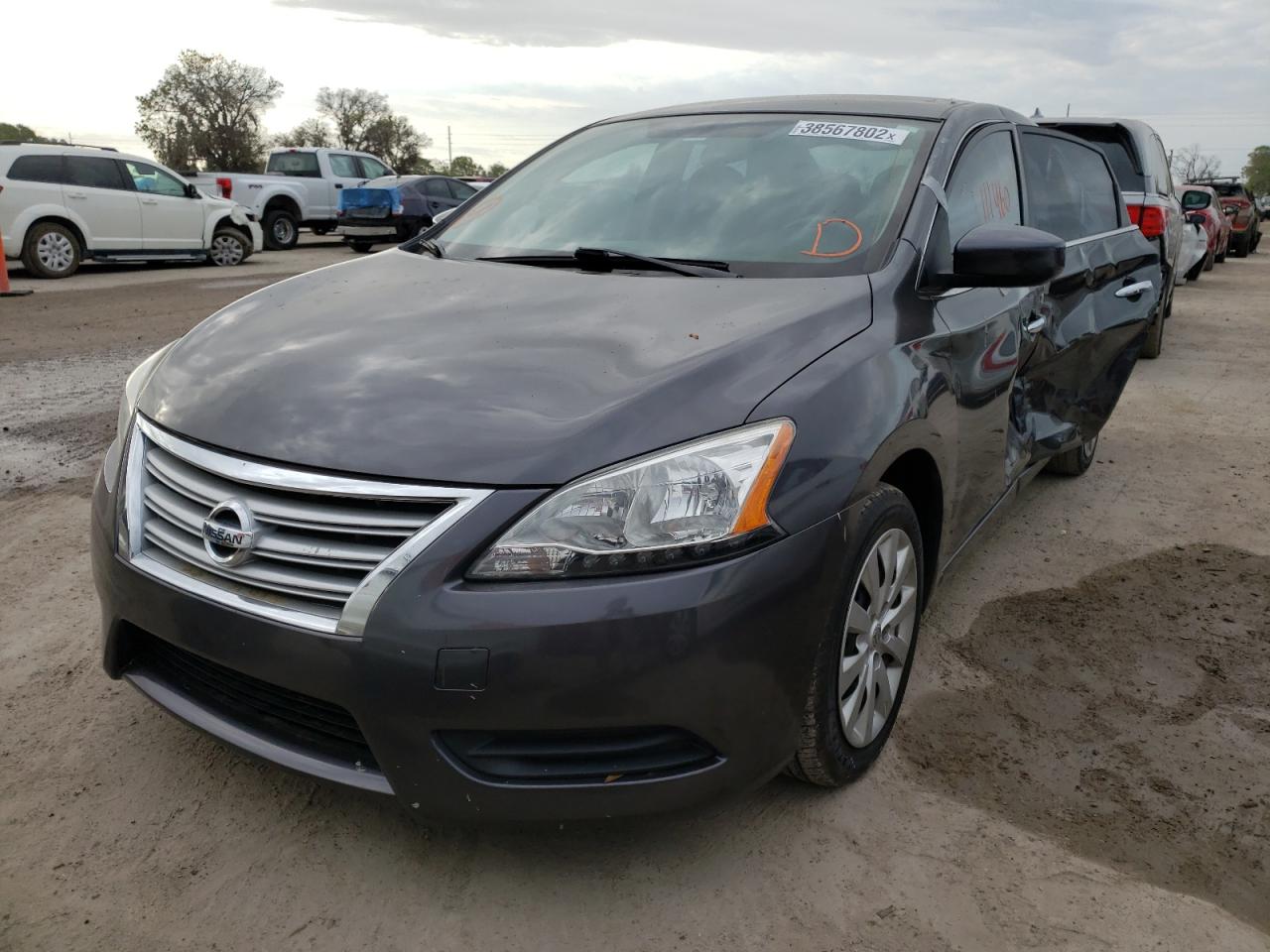 Photo 2 from auction – 2015 NISSAN SENTRA S with VIN 3N1AB7AP3FL634341