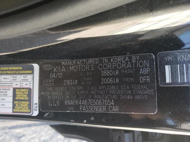 Photo 10 from auction – 2014 KIA FORTE LX with VIN KNAFK4A67E5067054