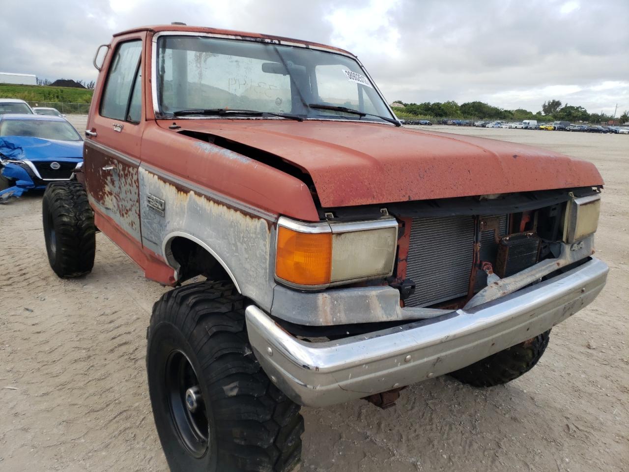 FORD F350 1987 with VIN 1FTHF36L4HNA91129 - Photo from auction
