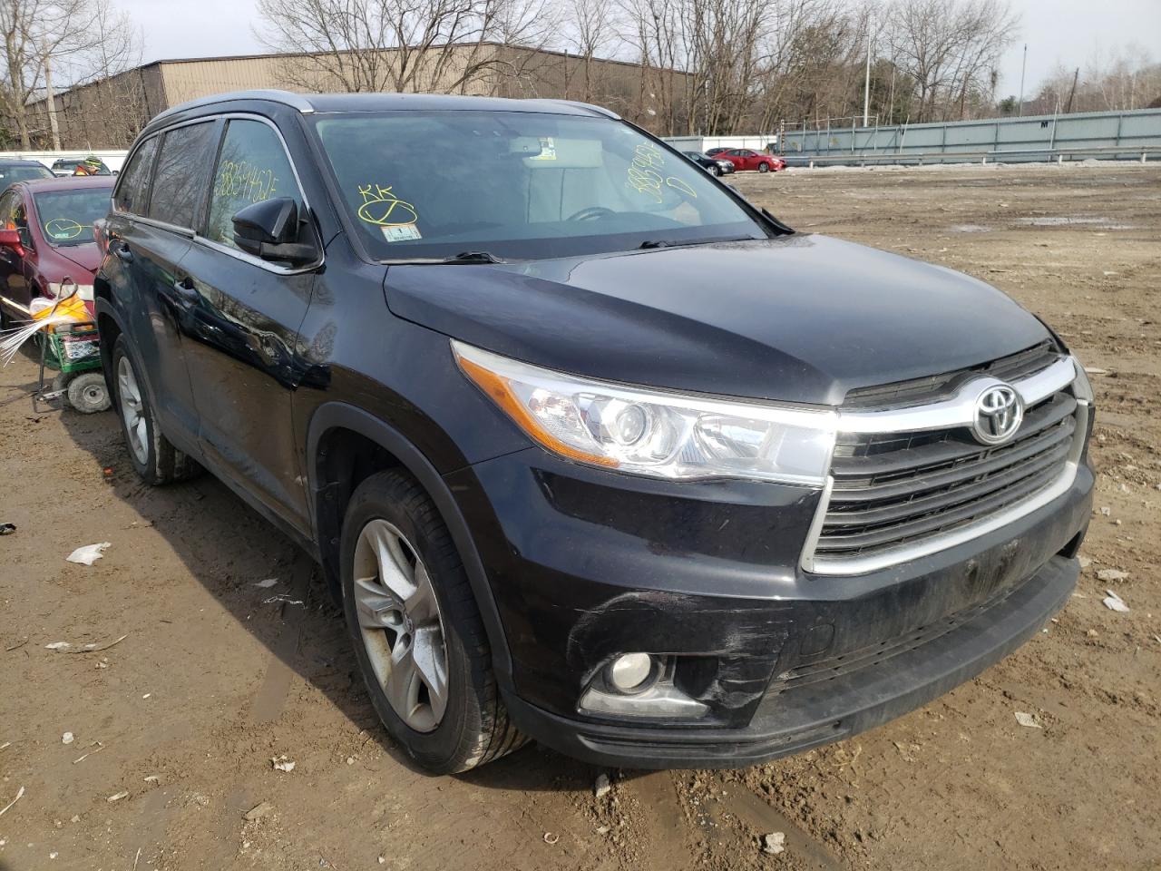 TOYOTA HIGHLANDER 2016 with VIN 5TDDKRFH4GS255755 - Photo from auction