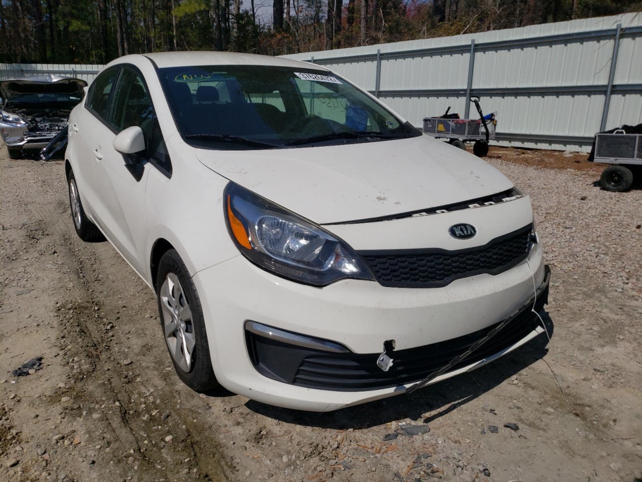 KIA RIO LX 2017 with VIN KNADM4A32H6057487 - Photo from auction