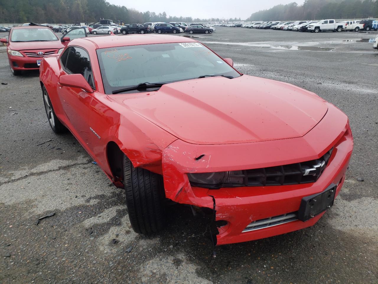 CHEVROLET CAMARO LT 2013 with VIN 2G1FC1E33D9141529 - Photo from auction