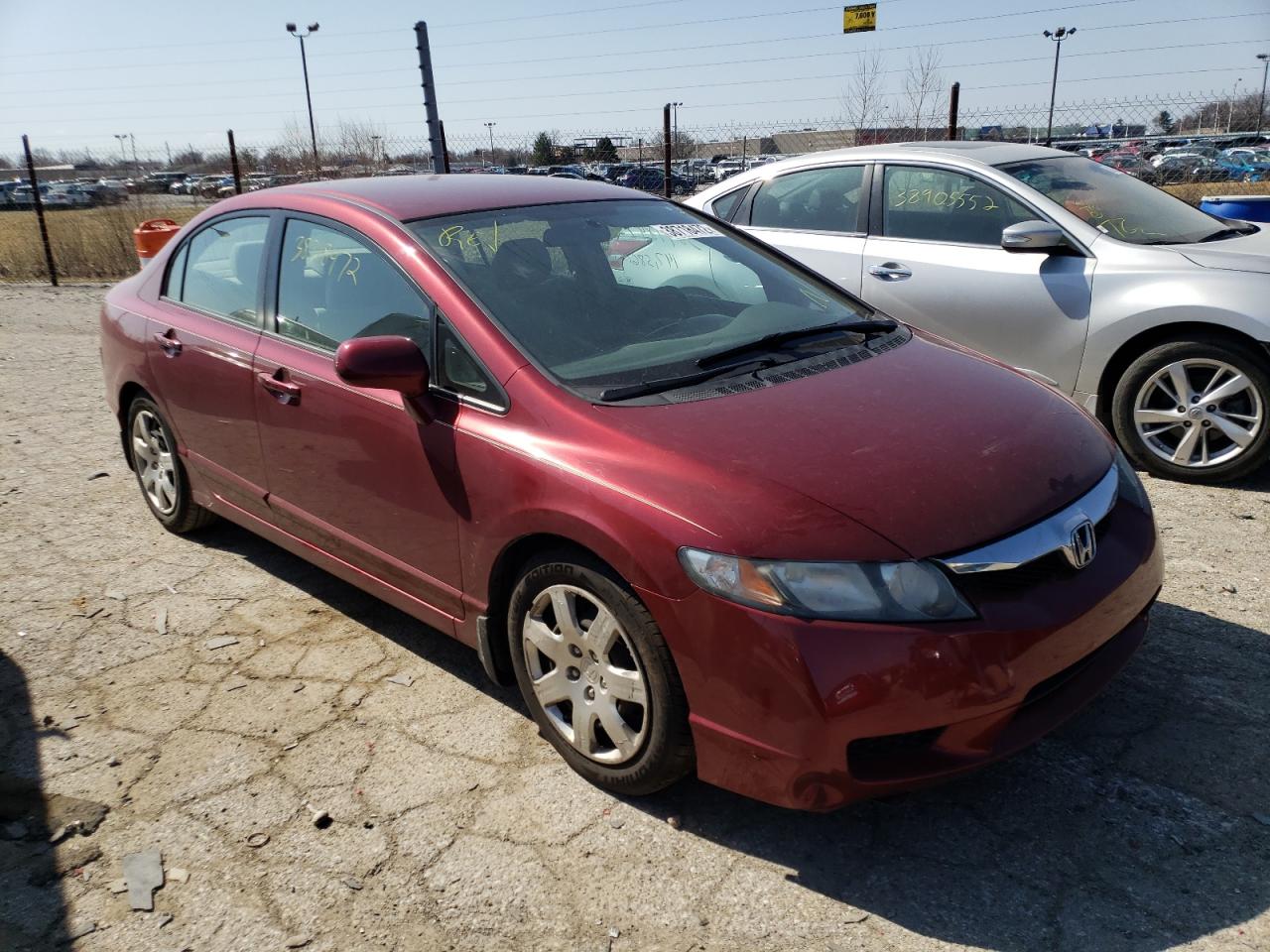 Photo 1 from auction – 2011 HONDA CIVIC LX with VIN 2HGFA1F53BH548168
