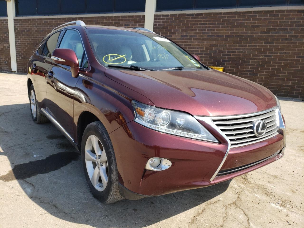 LEXUS RX 350 BAS 2013 with VIN 2T2BK1BA5DC155245 - Photo from auction