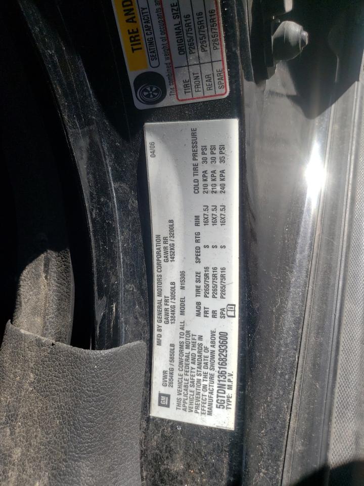 Photo 10 from auction – 2006 HUMMER H3 with VIN 5GTDN136168293600