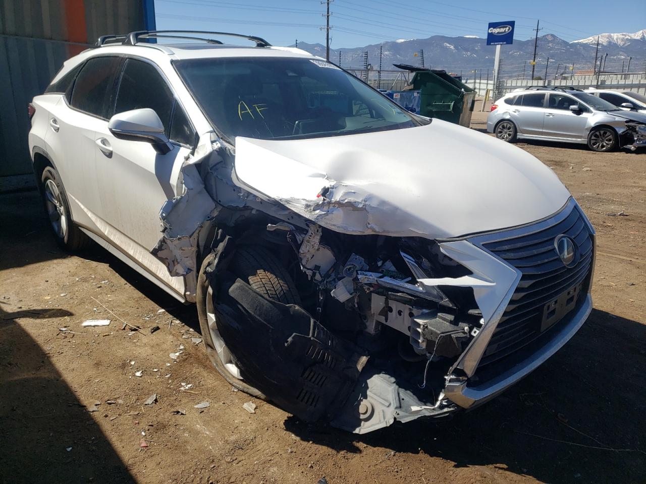 LEXUS RX 350 BAS 2017 with VIN 2T2BZMCA5HC104667 - Photo from auction