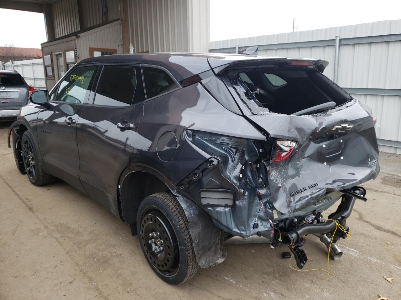 Photo 3 from auction – 2022 CHEVROLET BLAZER 2LT with VIN 3GNKBHR43NS130904