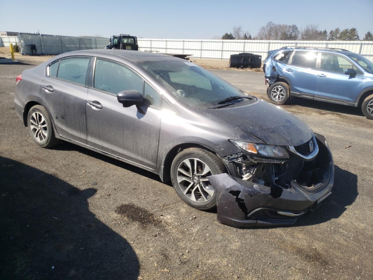 HONDA CIVIC EX 2014 with VIN 2HGFB2F86EH540504 - Photo from auction