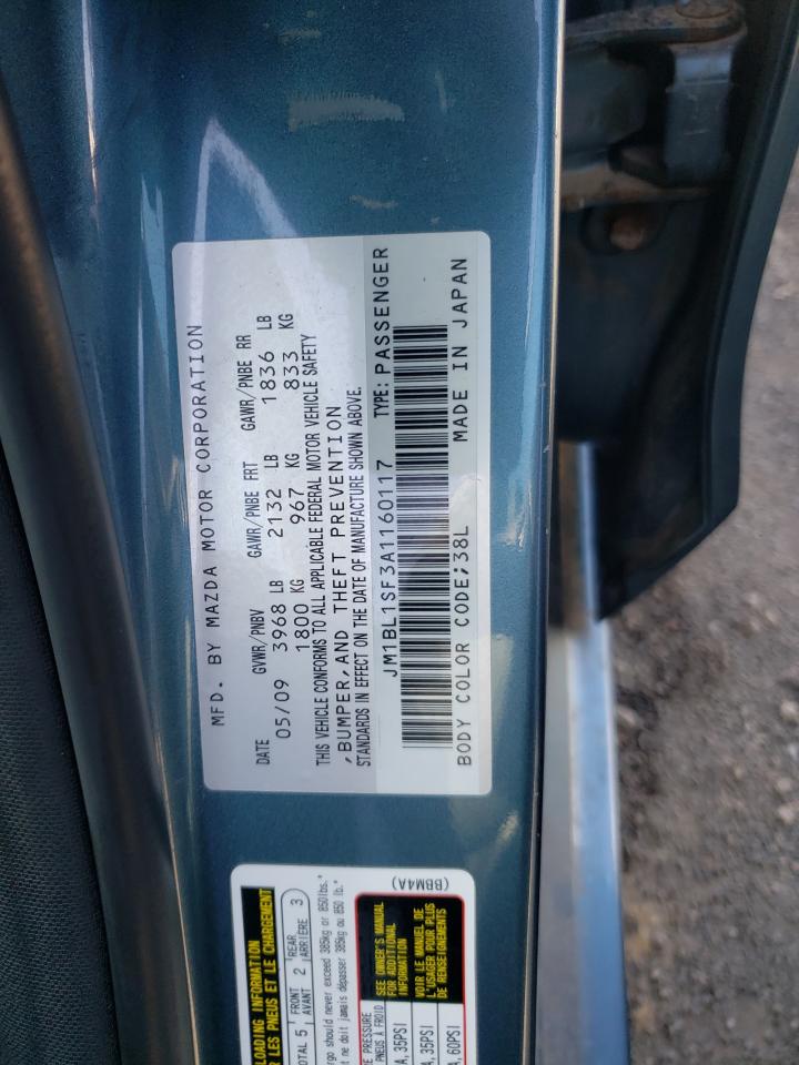 Photo 10 from auction – 2010 MAZDA 3 I with VIN JM1BL1SF3A1160117