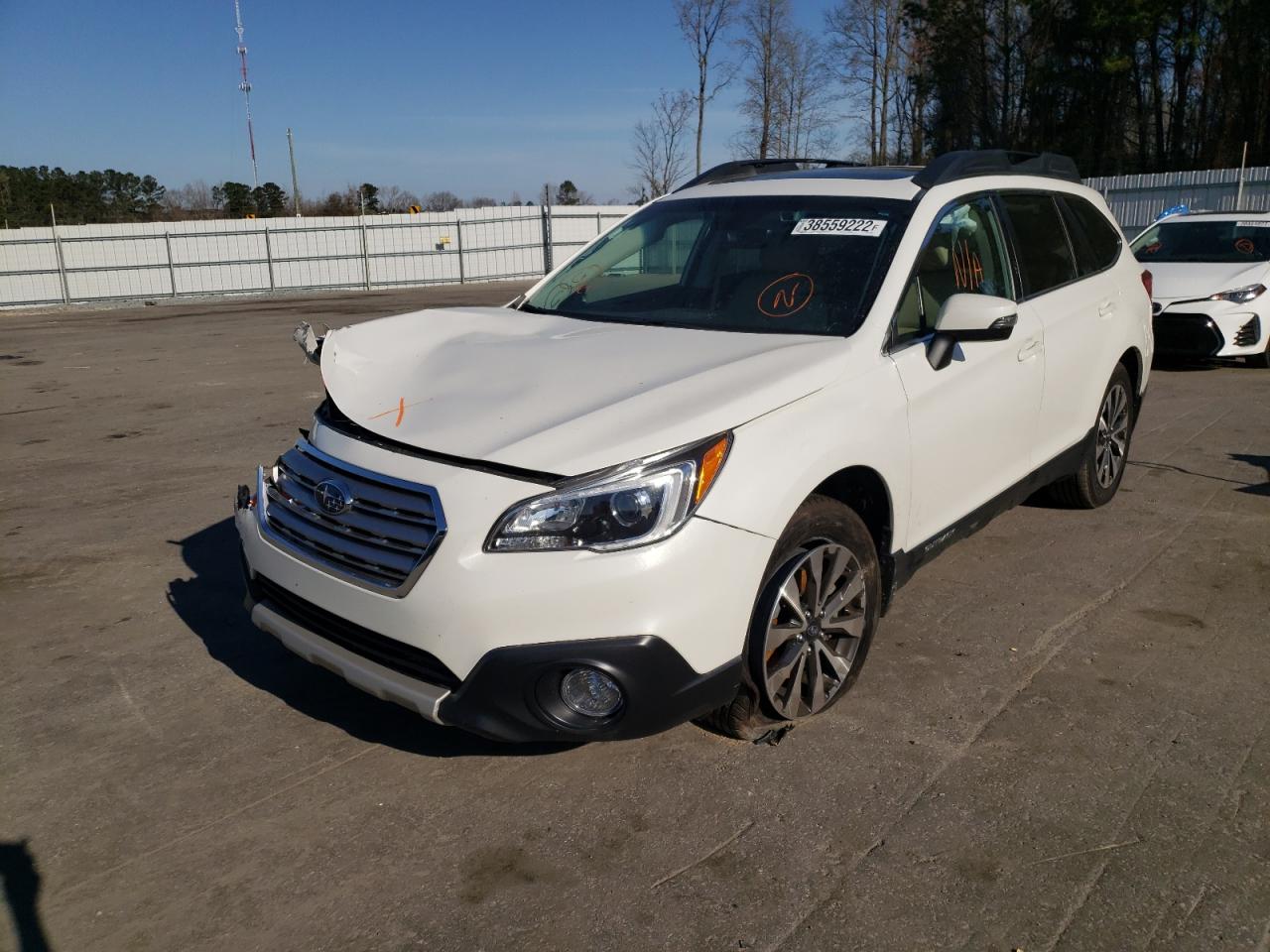 Photo 2 from auction – 2017 SUBARU OUTBACK 3. with VIN 4S4BSENC1H3314460