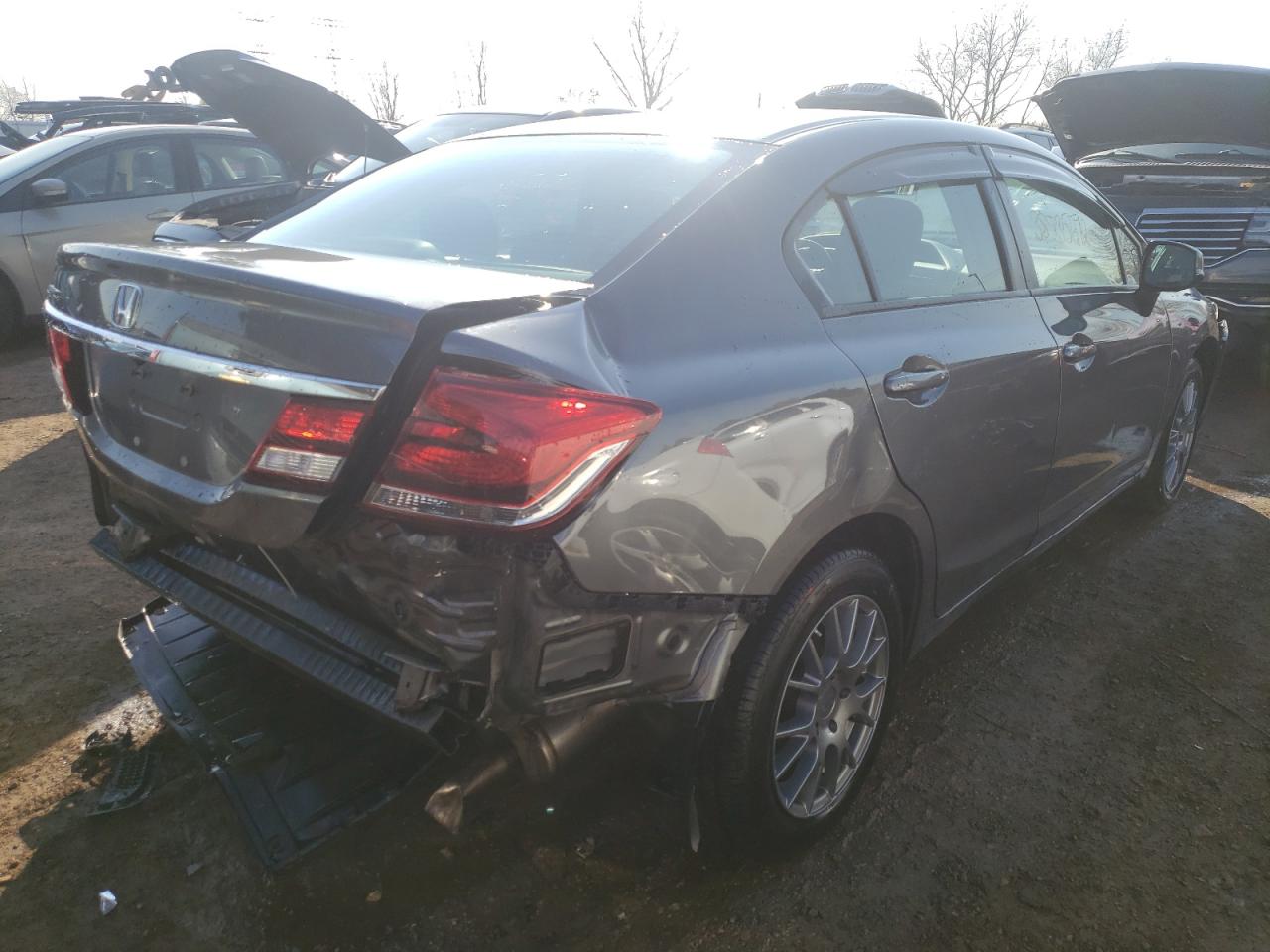 Photo 4 from auction – 2013 HONDA CIVIC LX with VIN 19XFB2F59DE098459