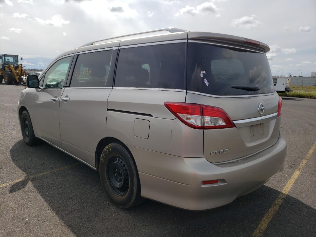 Photo 3 from auction – 2012 NISSAN QUEST S with VIN JN8AE2KPXC9037296