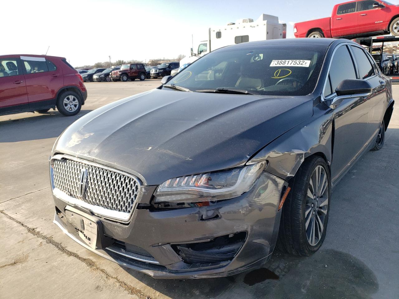 Photo 2 from auction – 2017 LINCOLN MKZ SELECT with VIN 3LN6L5C99HR664331