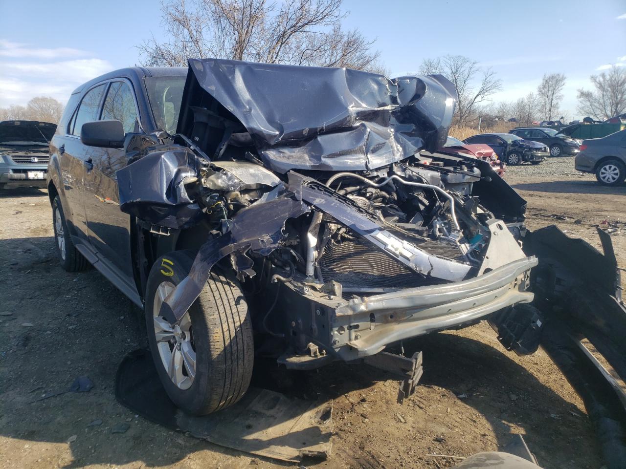 CHEVROLET EQUINOX LS 2015 with VIN 2GNFLEEKXF6139424 - Photo from auction