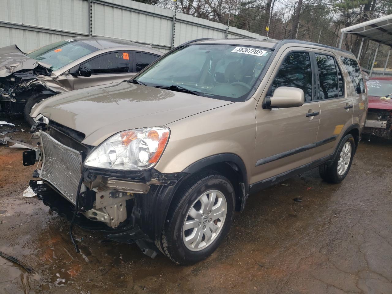 Photo 2 from auction – 2006 HONDA CR-V EX with VIN SHSRD78886U423796