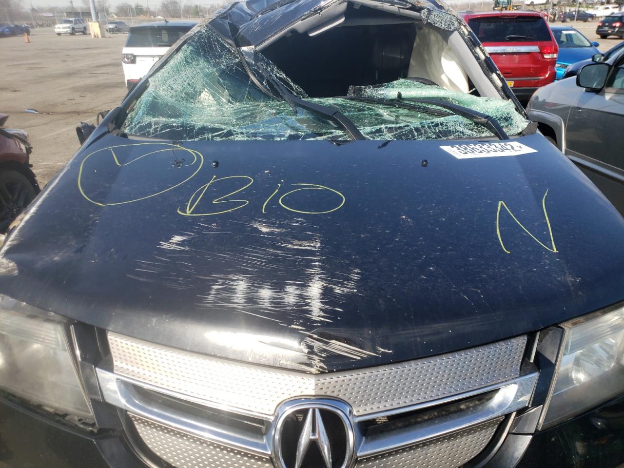 Photo 7 from auction – 2007 ACURA MDX TECHNO with VIN 2HNYD28397H519873