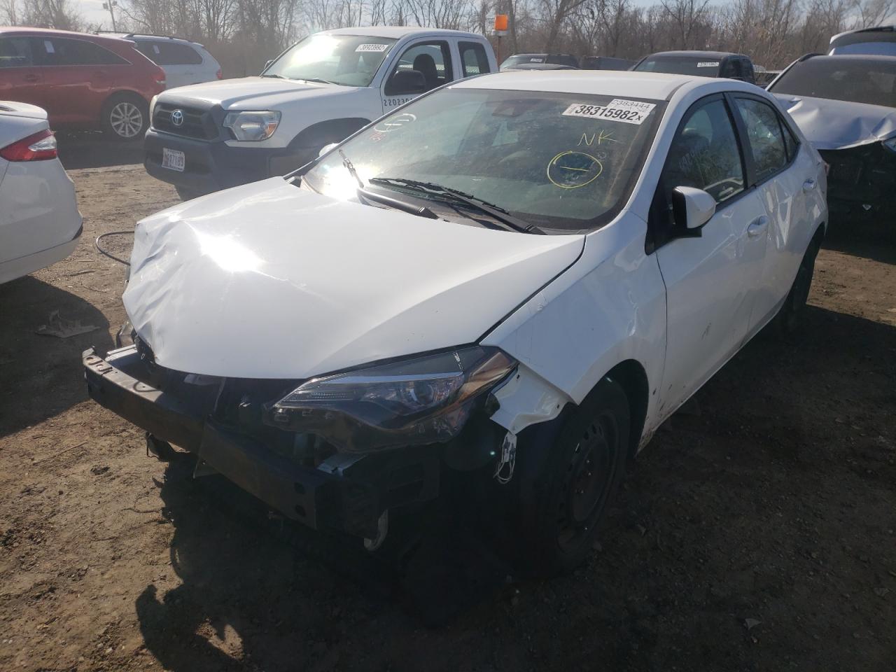 Photo 2 from auction – 2017 TOYOTA COROLLA L with VIN 5YFBURHE5HP640692