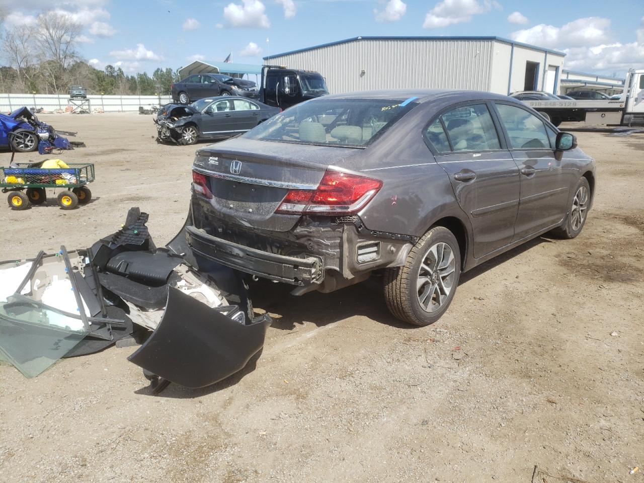 Photo 4 from auction – 2013 HONDA CIVIC EXL with VIN 19XFB2F92DE003517