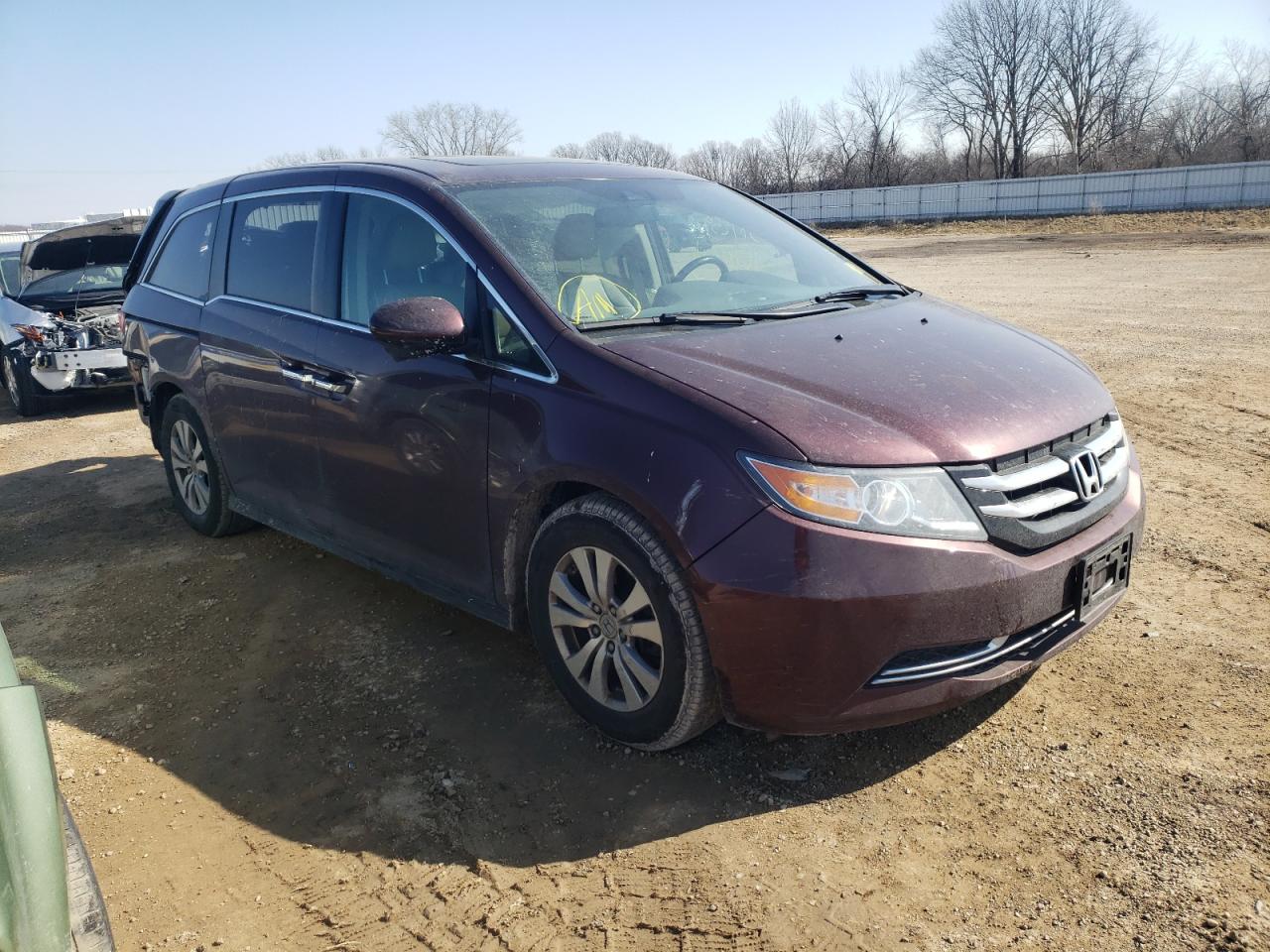 HONDA ODYSSEY EX 2014 with VIN 5FNRL5H60EB045260 - Photo from auction