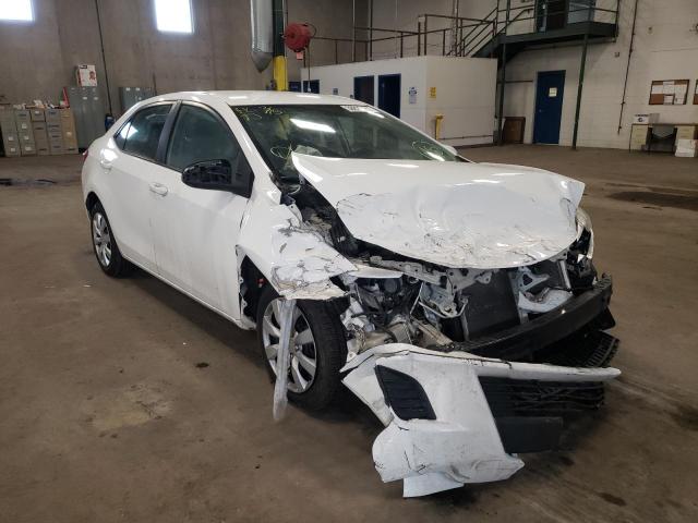 TOYOTA COROLLA LE 2014 with VIN 2T1BURHE0EC158322 - Photo from auction