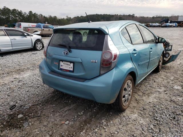 Photo 4 from auction – 2012 TOYOTA PRIUS C with VIN JTDKDTB36C1028390