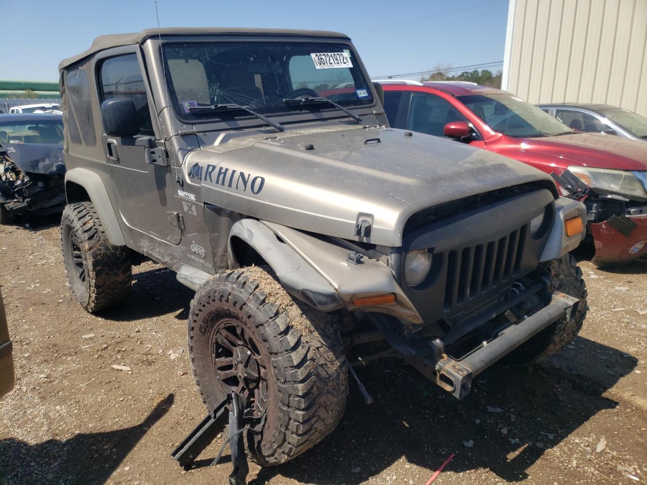 JEEP WRANGLER 2004 with VIN 1J4FA39S94P723821 - Photo from auction