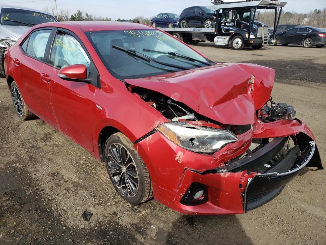 TOYOTA COROLLA L 2014 with VIN 2T1BURHE1EC069360 - Photo from auction