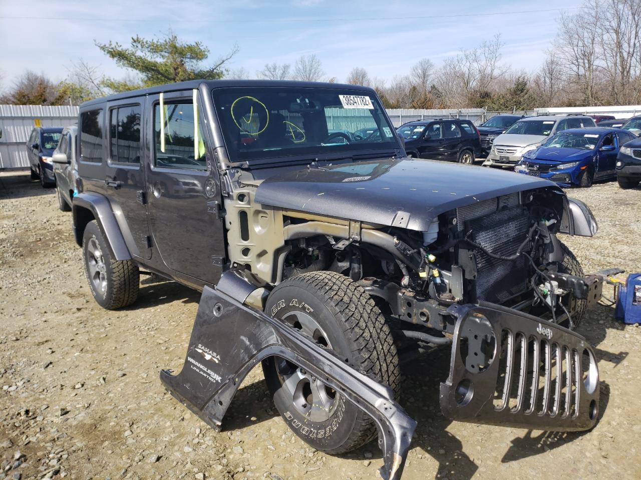 JEEP WRANGLER U 2018 with VIN 1C4HJWEG7JL869462 - Photo from auction