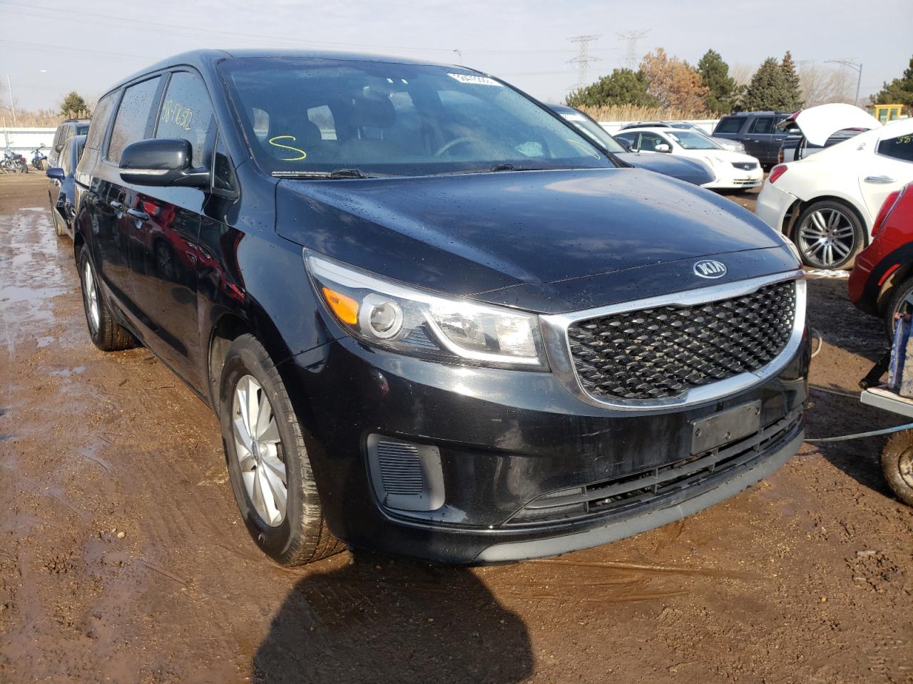 KIA SEDONA L 2016 with VIN KNDMA5C13G6149980 - Photo from auction