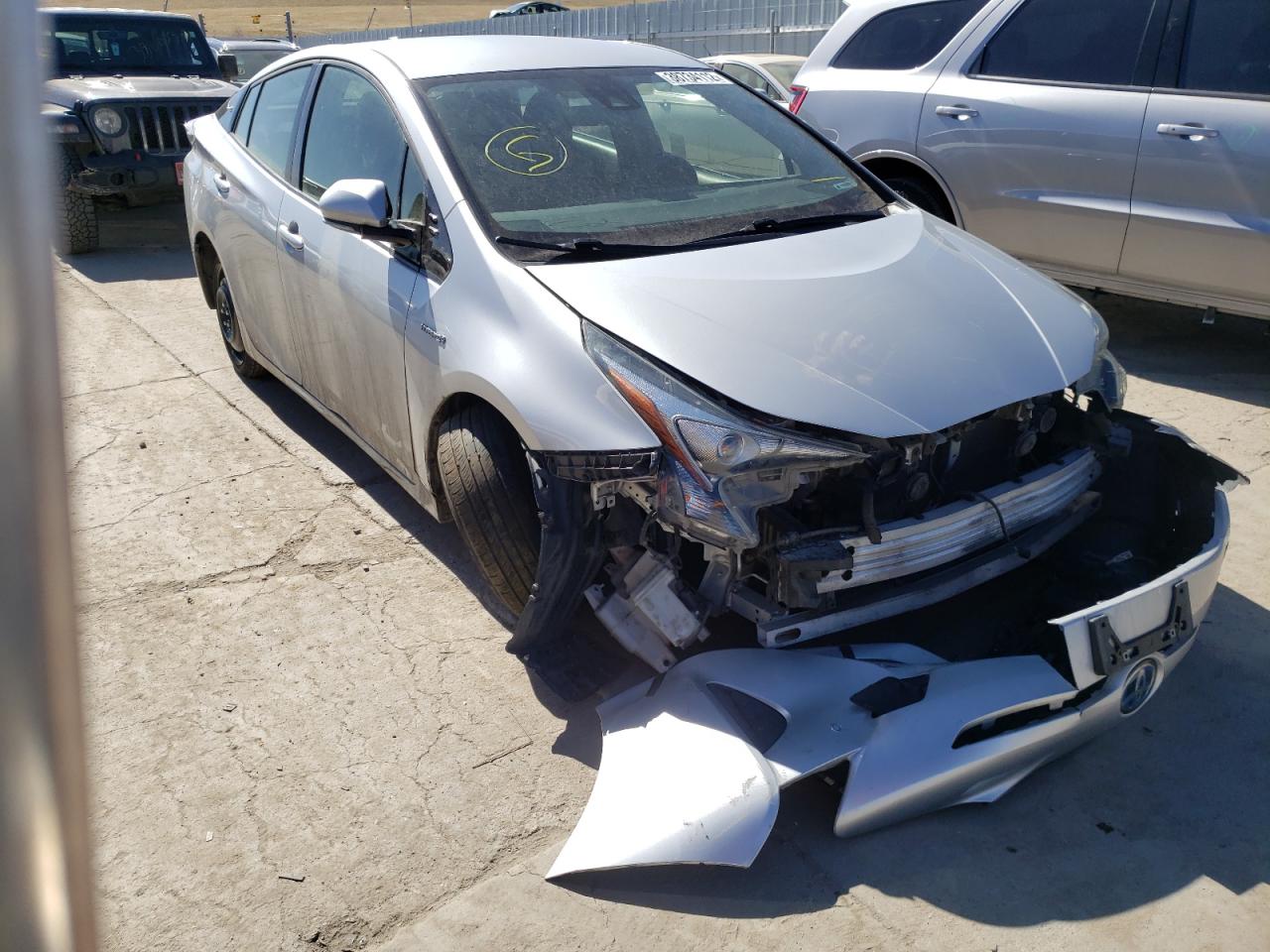 Photo 1 from auction – 2018 TOYOTA PRIUS with VIN JTDKBRFU3J3061019