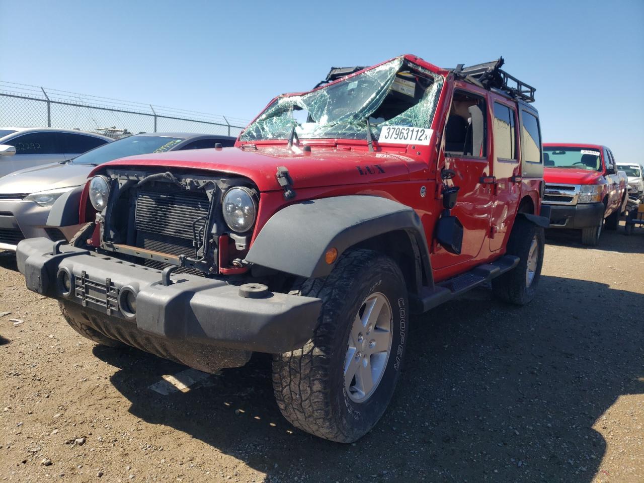 Photo 2 from auction – 2014 JEEP WRANGLER U with VIN 1C4BJWDG0EL298667