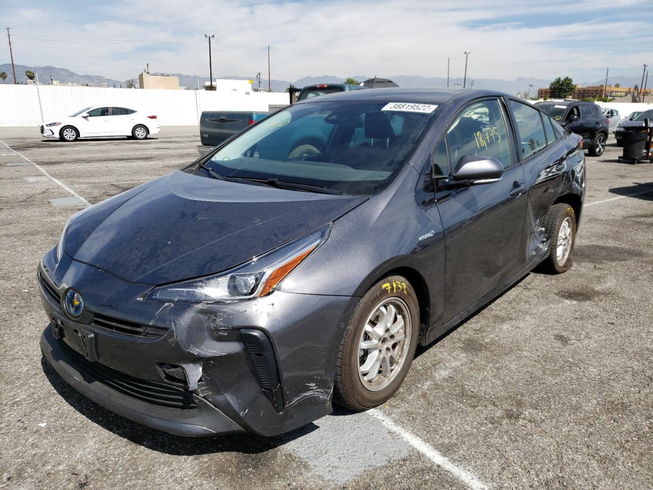 Photo 2 from auction – 2019 TOYOTA PRIUS with VIN JTDKARFU2K3089687