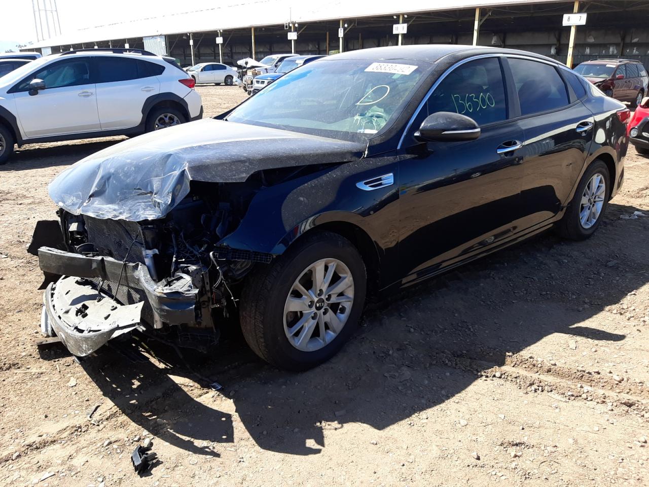 Photo 2 from auction – 2016 KIA OPTIMA LX with VIN 5XXGT4L34GG103479