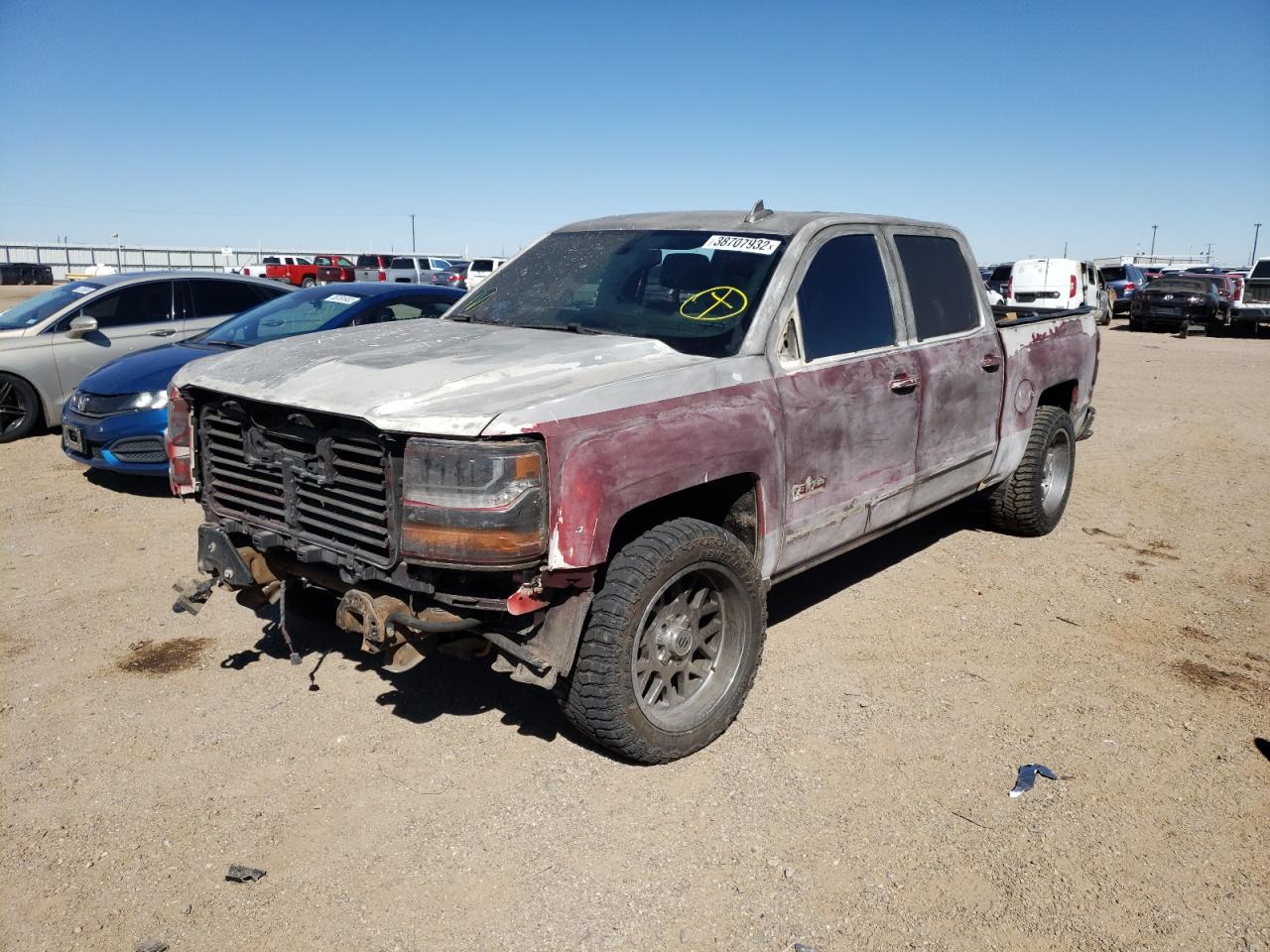 Photo 2 from auction – 2018 CHEVROLET SILVERADO with VIN 3GCUKRECXJG209987