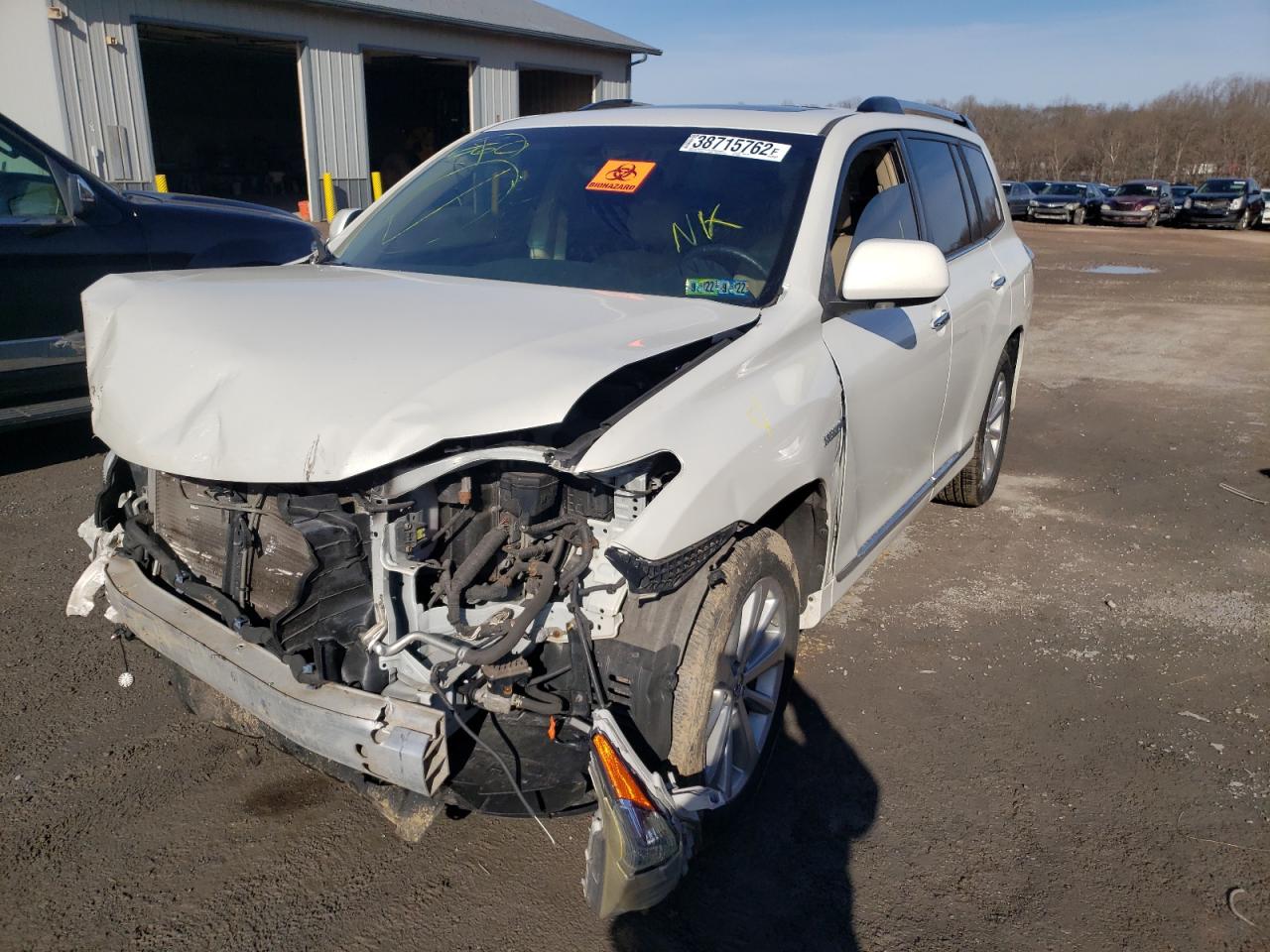Photo 2 from auction – 2012 TOYOTA HIGHLANDER with VIN JTEDC3EH6C2009007
