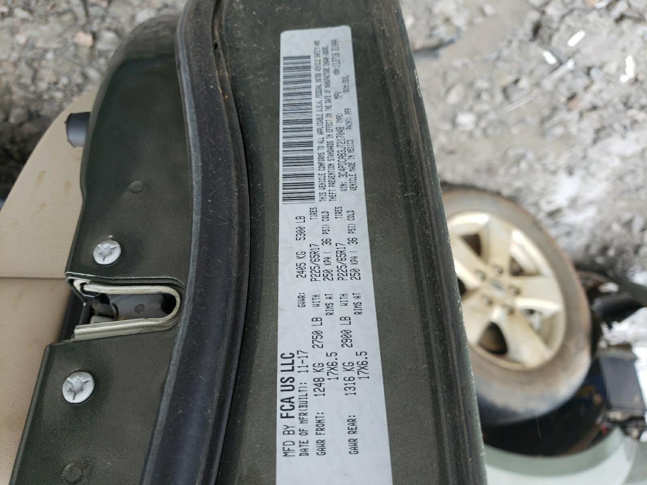 Photo 10 from auction – 2018 DODGE JOURNEY SE with VIN 3C4PDCAB3JT217048